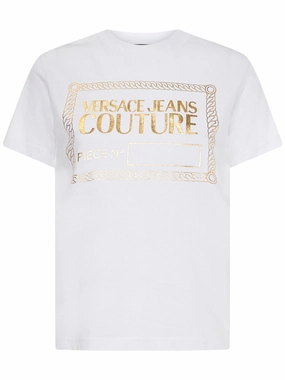 Versace Jeans Couture Logo Printed Crewneck T-Shirt