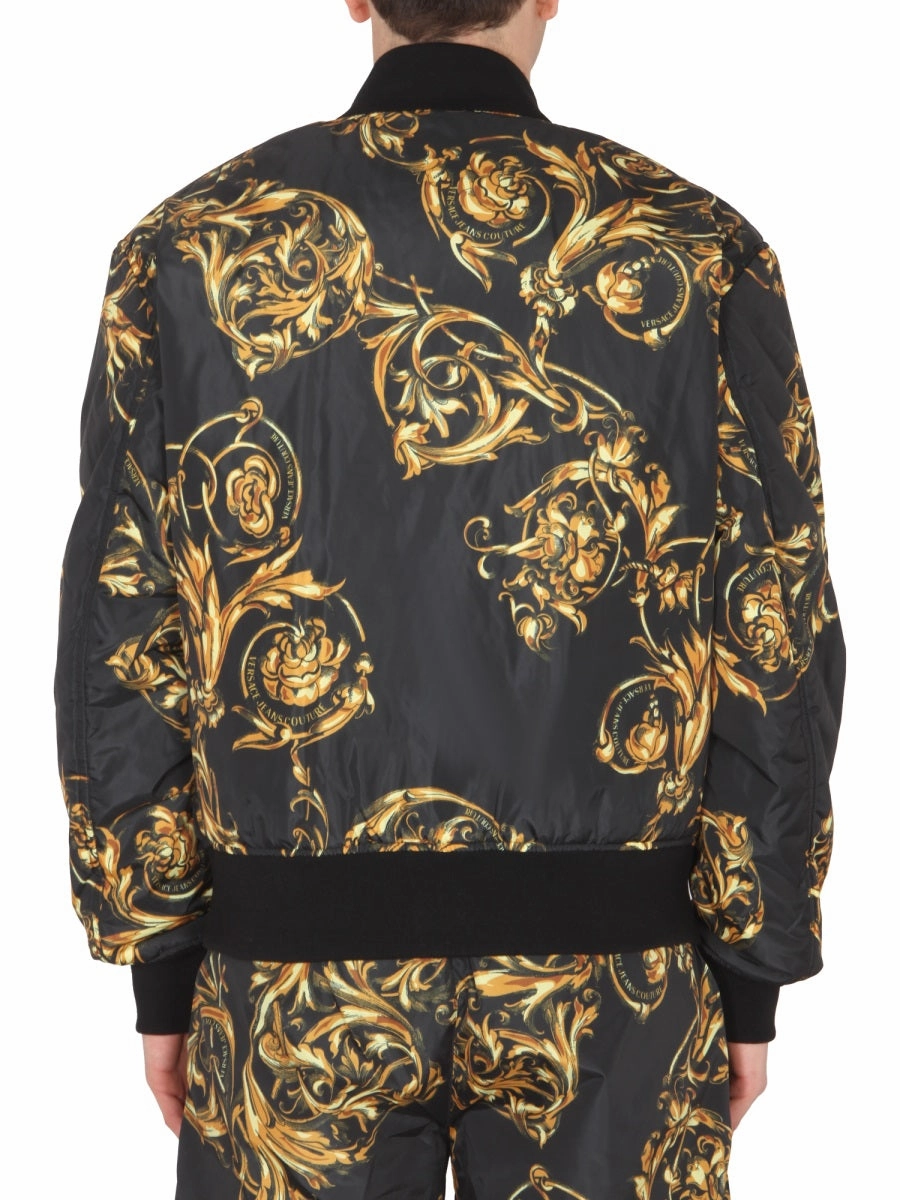Versace Jeans Couture Regalia Baroque Zip-Up Bomber Jacket