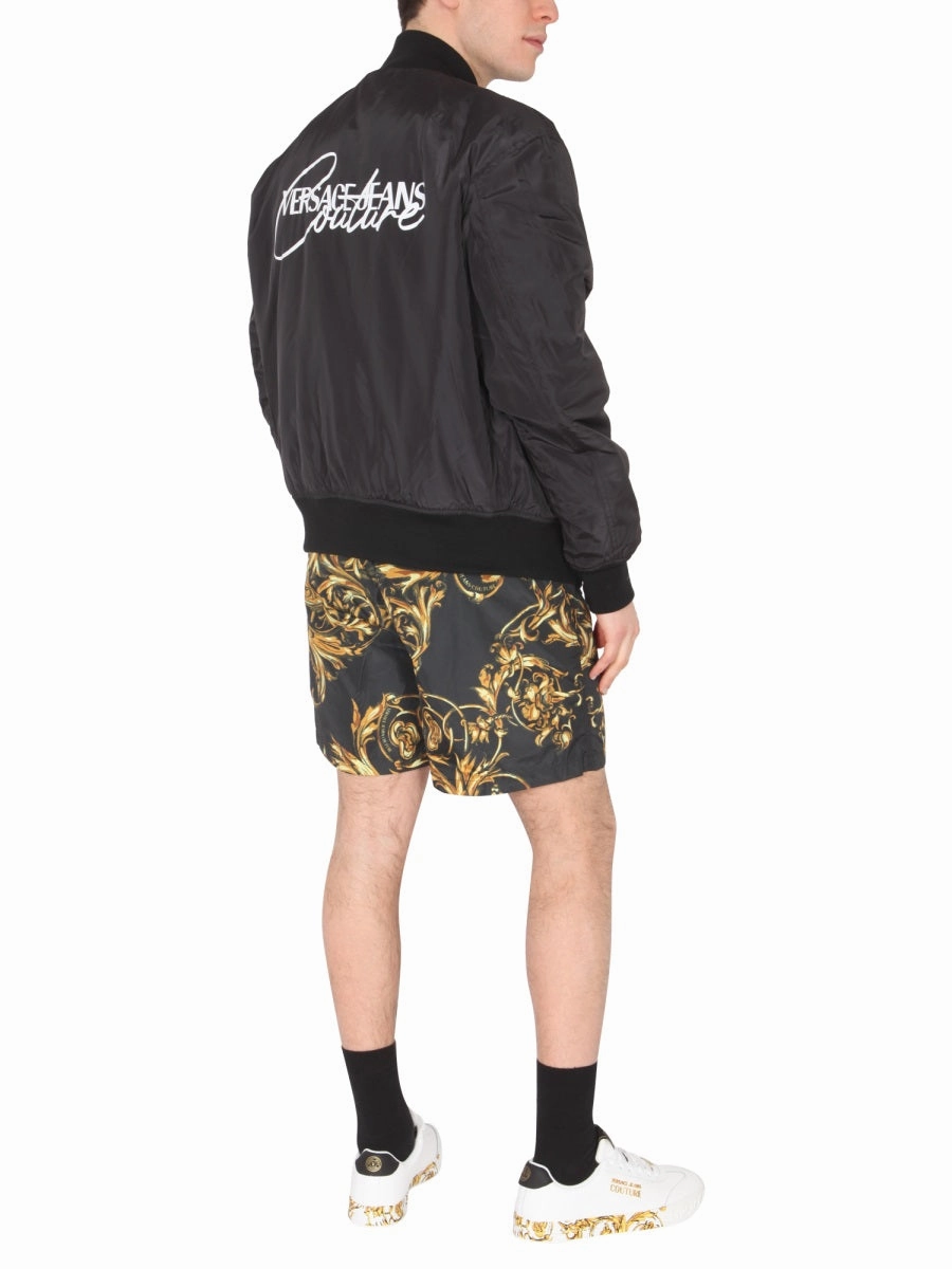 Versace Jeans Couture Regalia Baroque Zip-Up Bomber Jacket