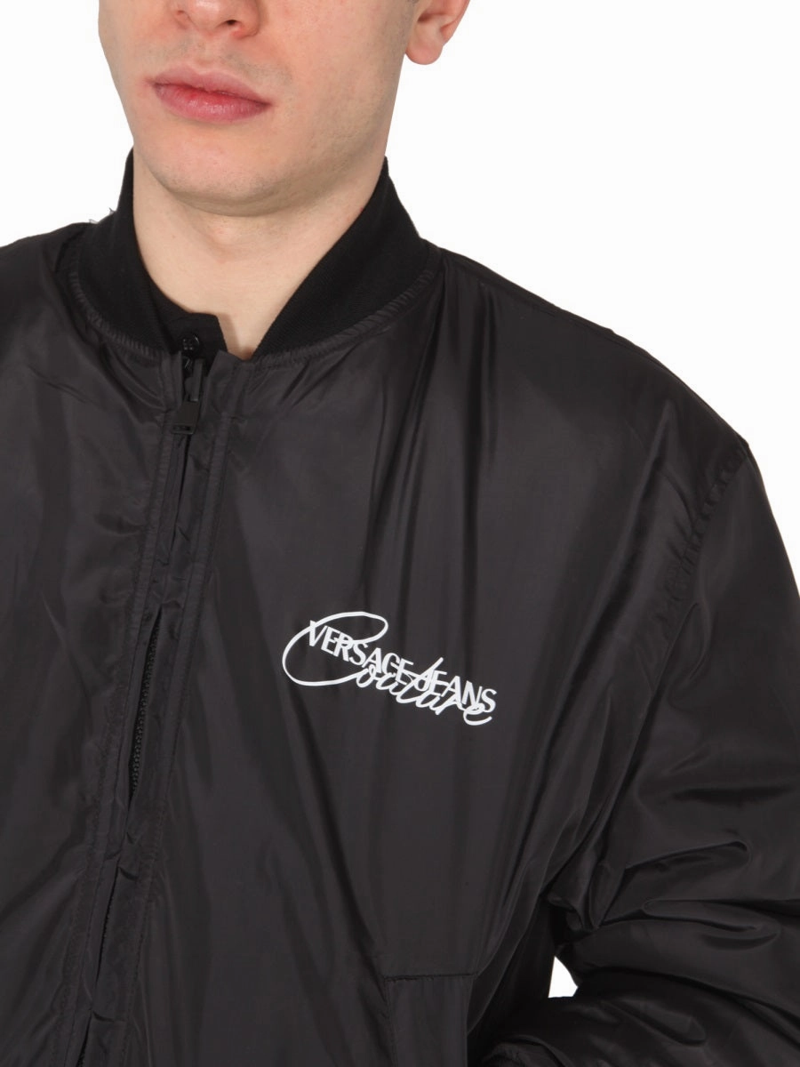 Versace Jeans Couture Regalia Baroque Zip-Up Bomber Jacket