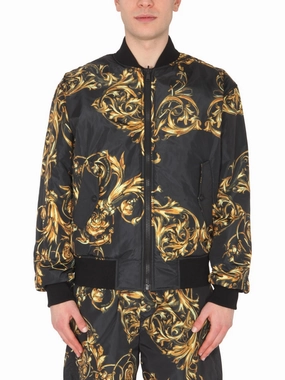 Versace Jeans Couture Regalia Baroque Zip-Up Bomber Jacket