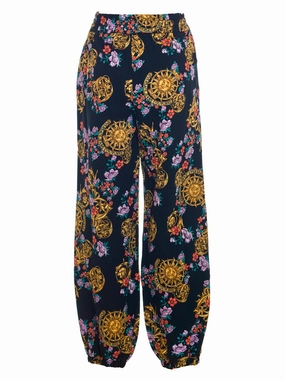 Versace Jeans Couture Sun Flower Garland Pants