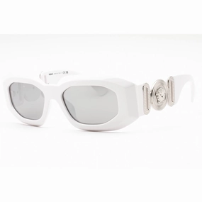 Versace Women's Sunglasses - Light Grey Mirror Silver Lens Full Rim | 0VE4425U 314/6G