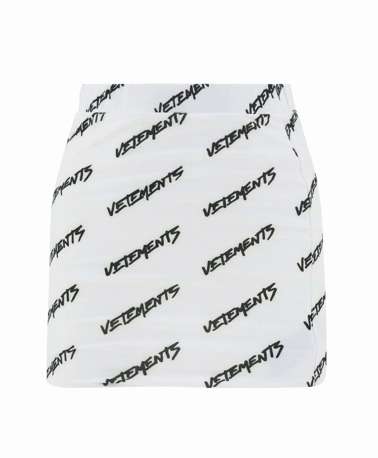 Vetements All-Over Logo Printed High-Waisted Skirt
