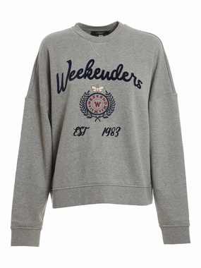 Weekend Max Mara Graphic Printed Crewneck Sweatshirt