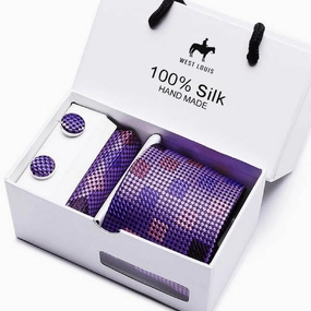 West Louis™ Branded Silk Hand Made Necktie