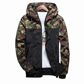 West Louis™ Camouflage Spring Thin Male Camo Jacket