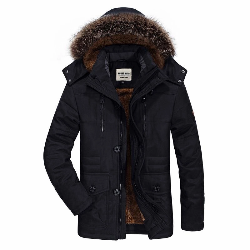 West Louis™ Cotton Hooded Winter Parka Coat