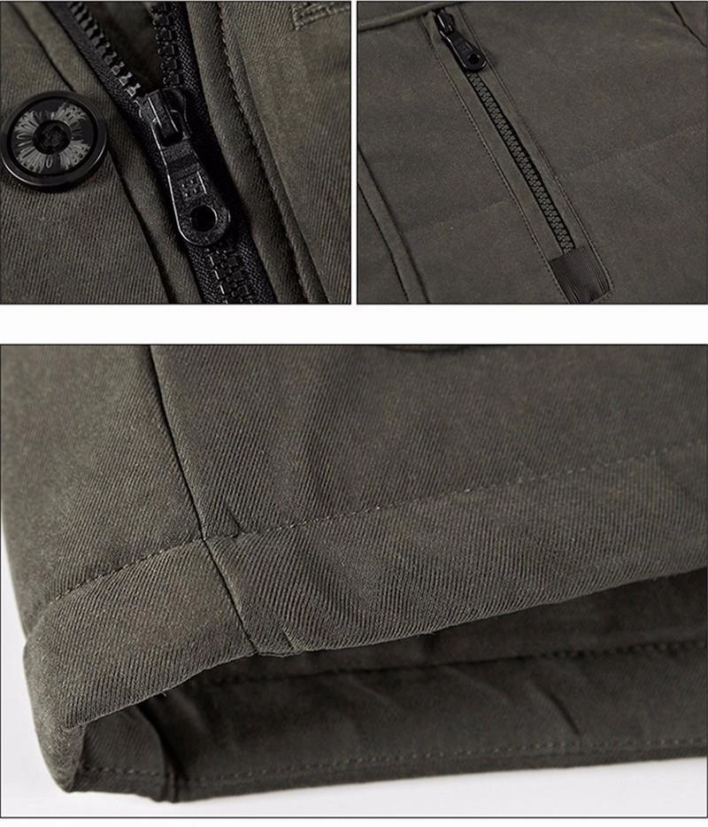 West Louis™ Cotton Hooded Winter Parka Coat