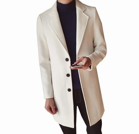 West Louis™ England Wool Long Overcoat