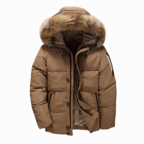 West Louis™ Fur Hood Winter Down Jacket