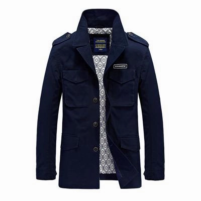 West Louis™ Long Section Fashion Trench Coat