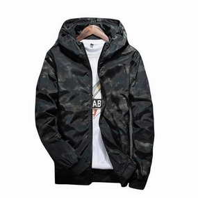 West Louis™ Moleton Masculino Men's Hooded Zipper Jacket