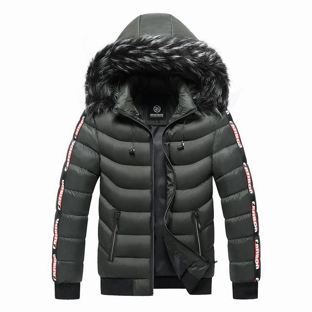 West Louis™ Parka Side Striped Thicken Jacket