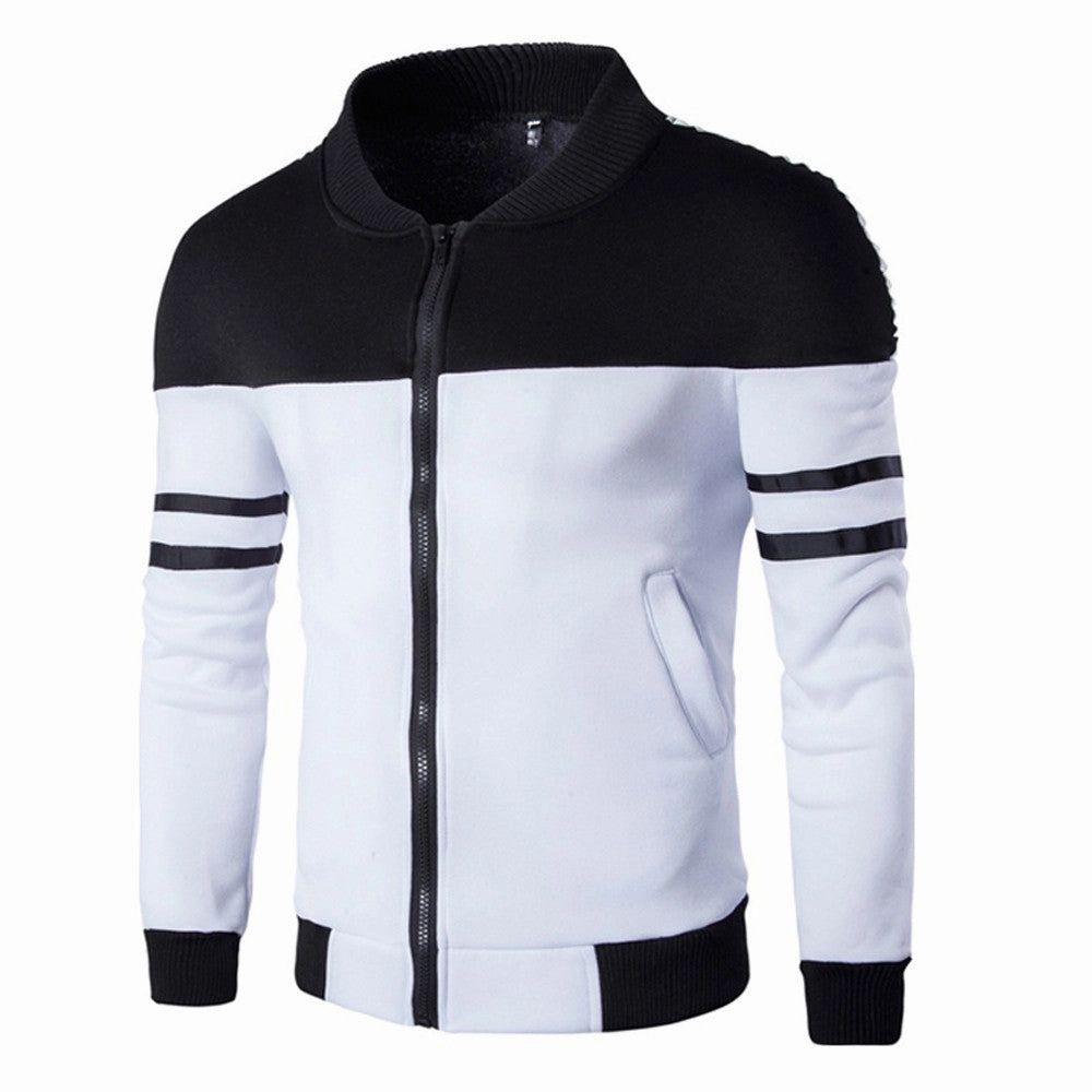 West Louis™ Sportswear Patchwork Baseball Jacket