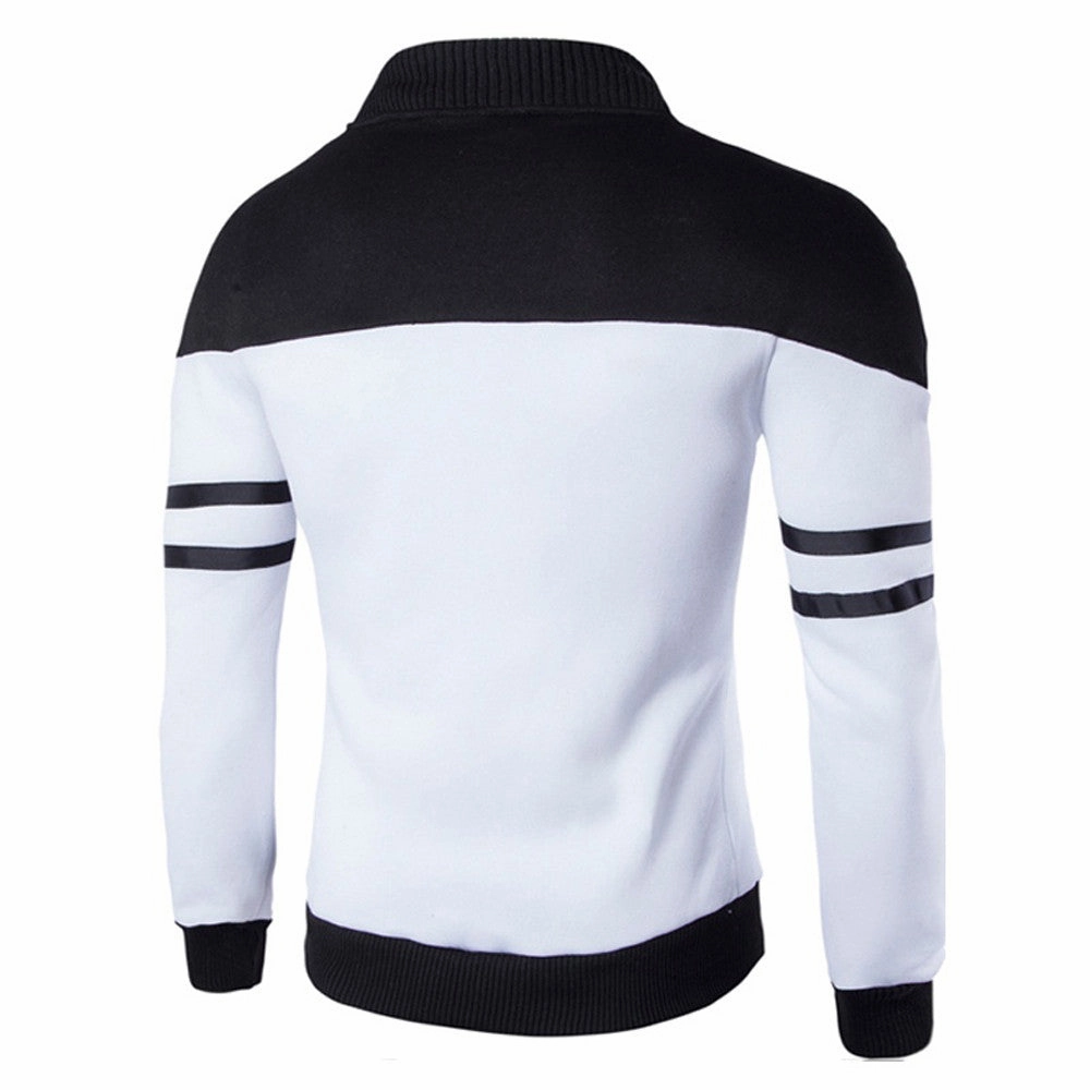 West Louis™ Sportswear Patchwork Baseball Jacket