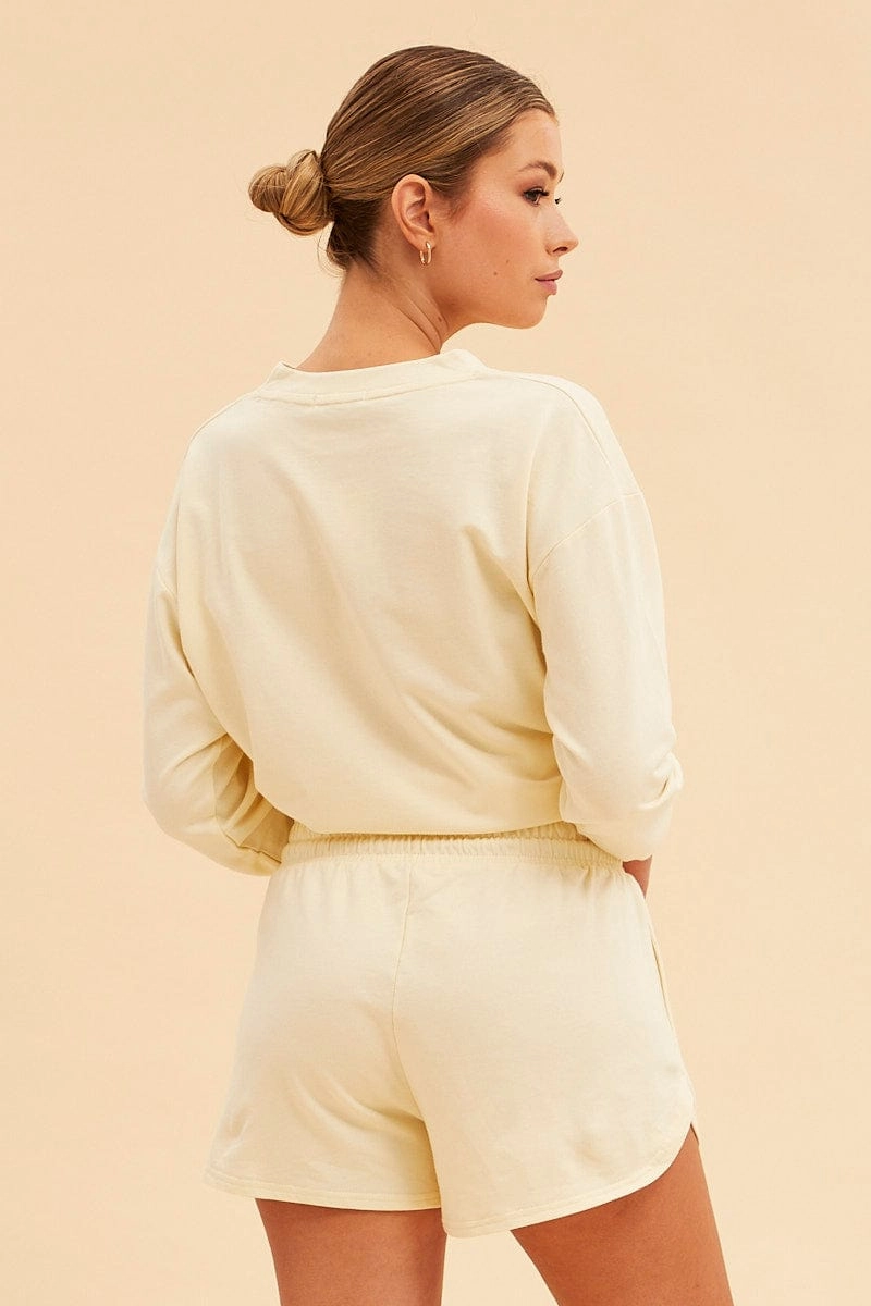 White Hudson Terry Short