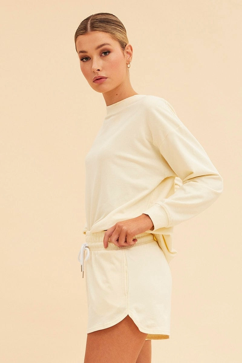White Hudson Terry Short
