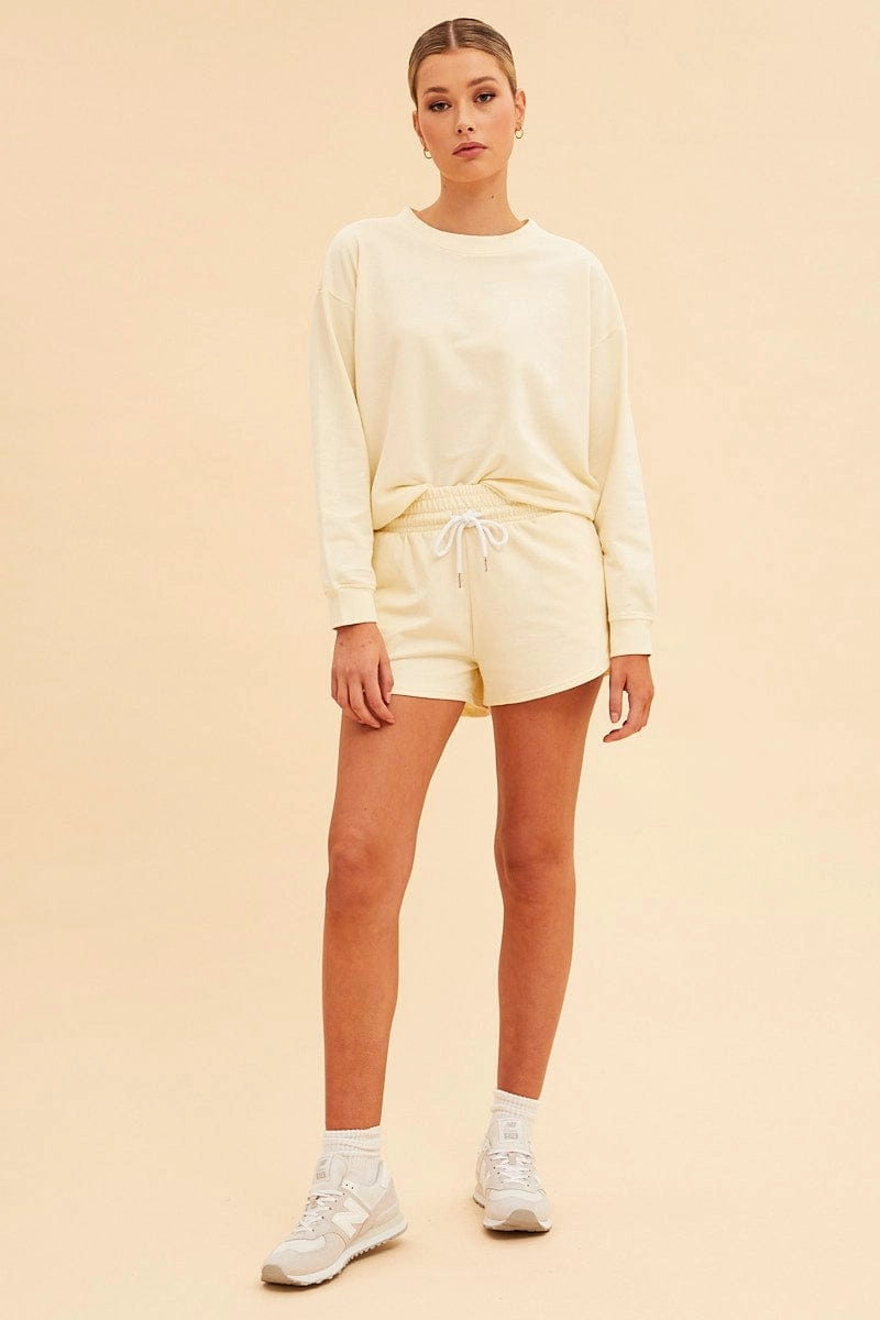 White Hudson Terry Short