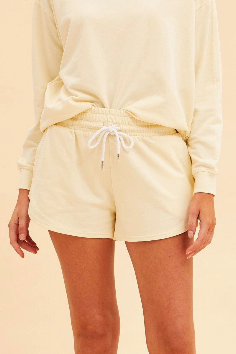 White Hudson Terry Short