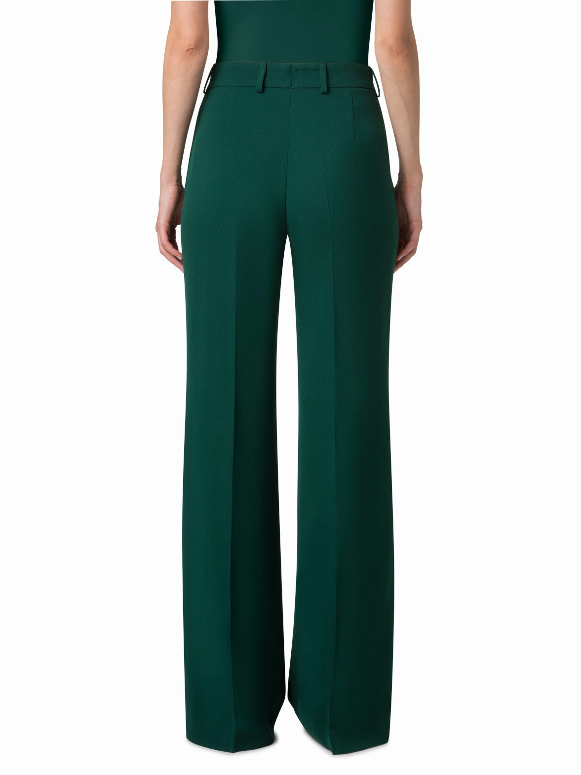 Wide Straight Wool Pants