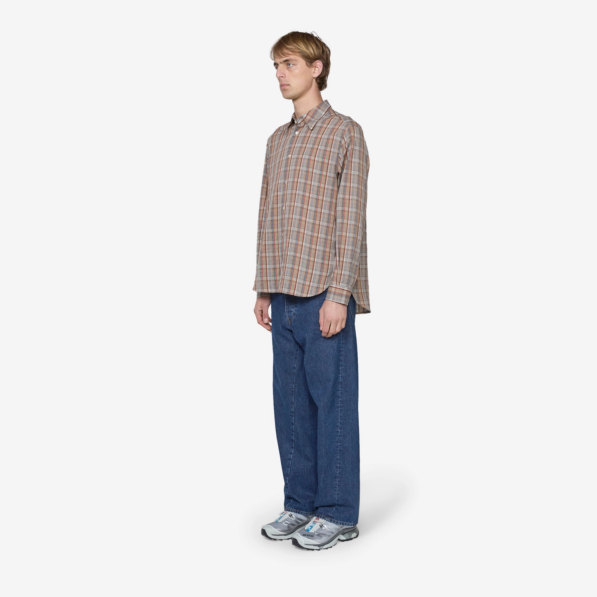 Wide Twist Jeans Rinse Blue