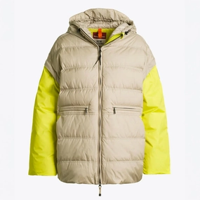 Women's Down Jacket Scout Tapioca/citronelle