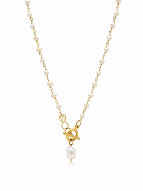 Women's Pearl Wrap Necklace