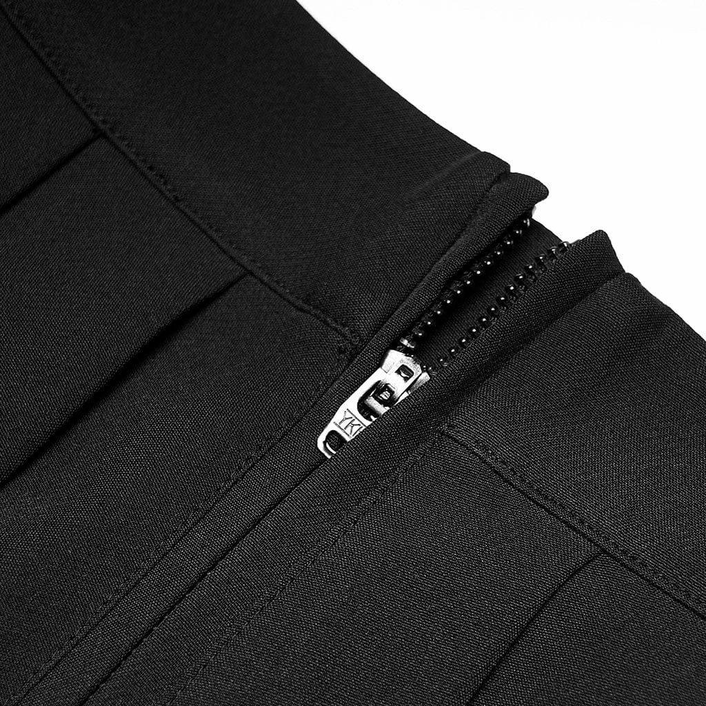 Women's Punk JK High-waisted Pleated Skirt