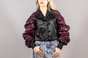 Women's Reebok Puff Sleeve Bomber Jacket
