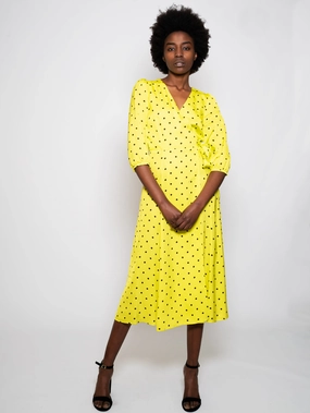 Yellow Polka Dot Dress