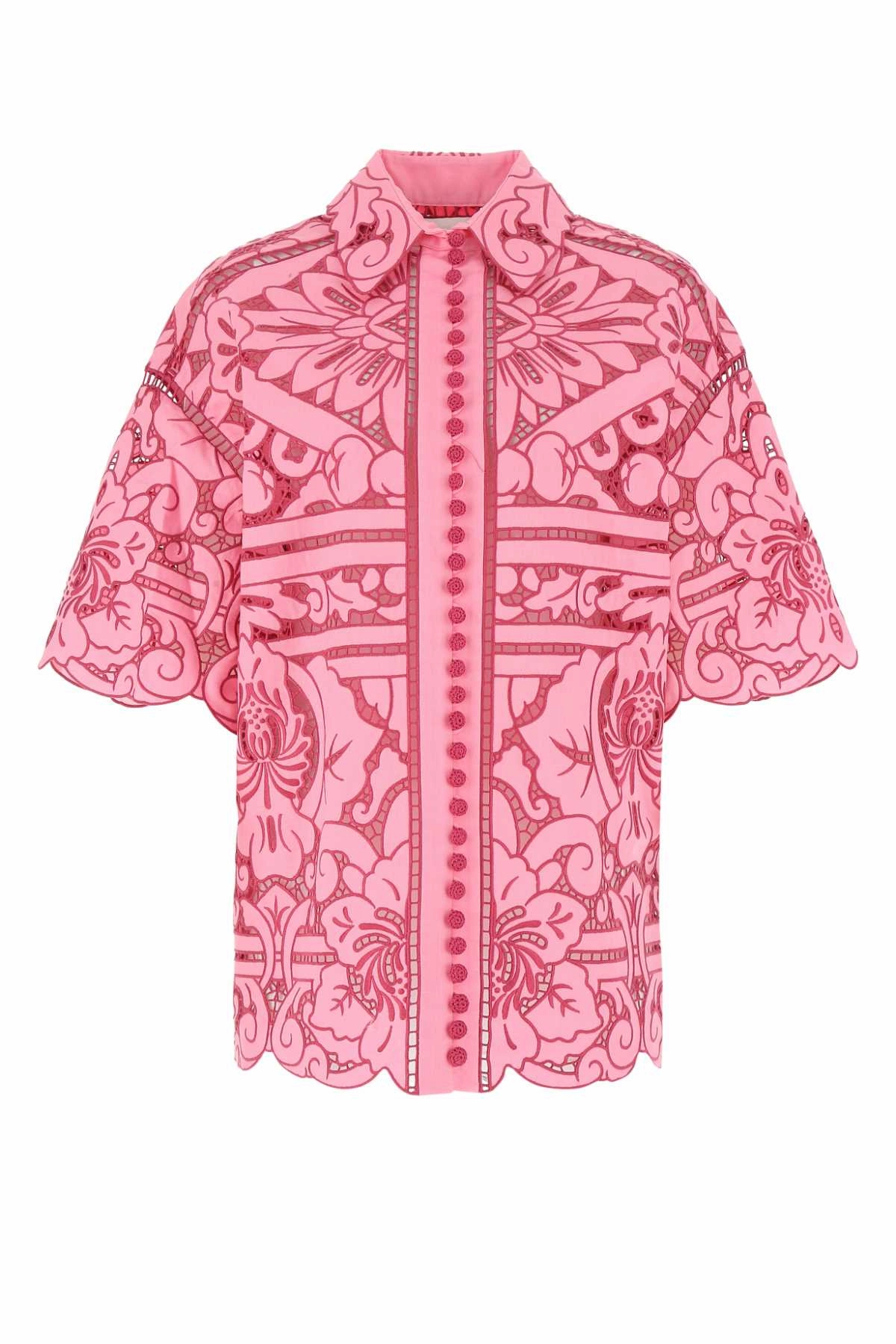 Zimmermann Jude Embroidered Button-Up Shirt